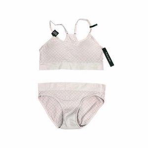Tahari seamless leisure bra set ~ pale lilac ~ XL